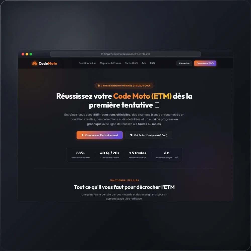CodeMoto - Examen ETM